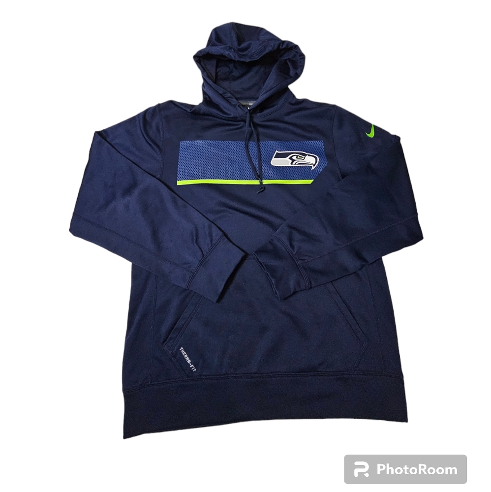 Seattle Seahawks Nike Therma Fit NFL Football Hoodie Pullover Men's Size Small